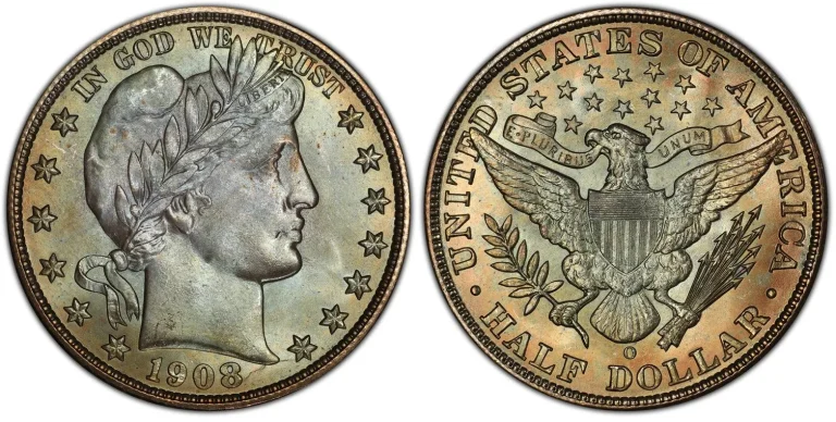 1908-O Half Dollar (Regular Strike): Accurate Value Estimator with eBay and Third-Party Auction Insights