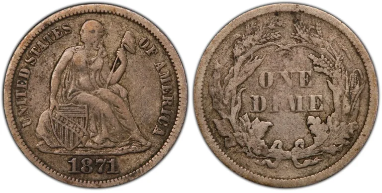 1871-S Dime F-103 (Regular Strike): Accurate Value Estimator with eBay and Third-Party Auction Insights