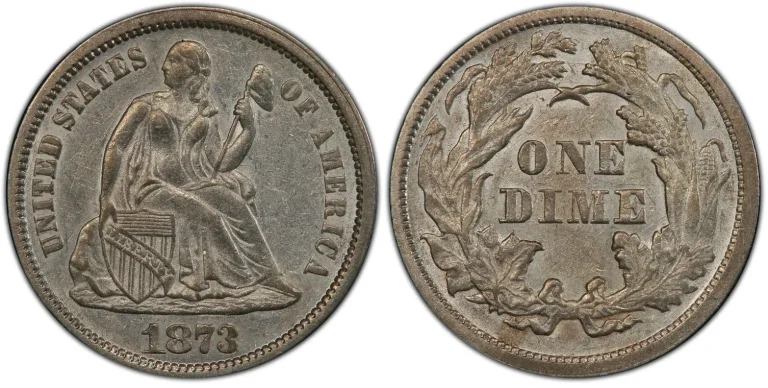 1873 Dime Open 3, F-102 (Regular Strike): Accurate Value Estimator with eBay and Third-Party Auction Insights